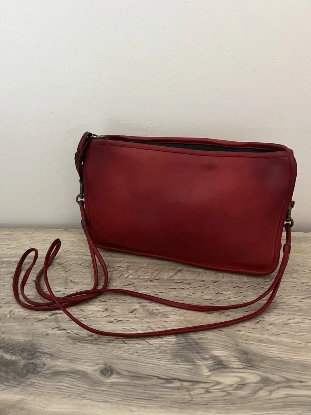 Coach Vintage Bonnie Cashin Basic Bag 6031 Zip Crossbody Clutch Bag RARE AS IS